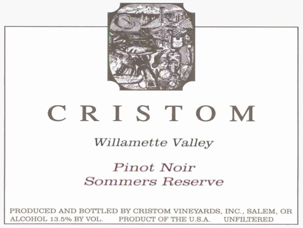 Cristom Sommers Reserve Pinot Noir 2006 Front Label