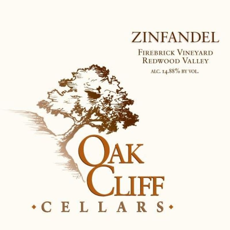 Oak Cliff Cellars Firebrick Hill Zinfandel 2010 Front Label