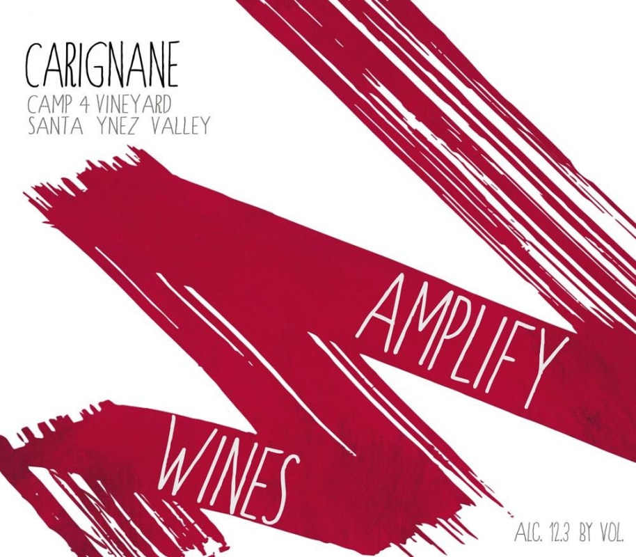 Amplify Wines Camp 4 Vineyard Carignane 2016 Front Label