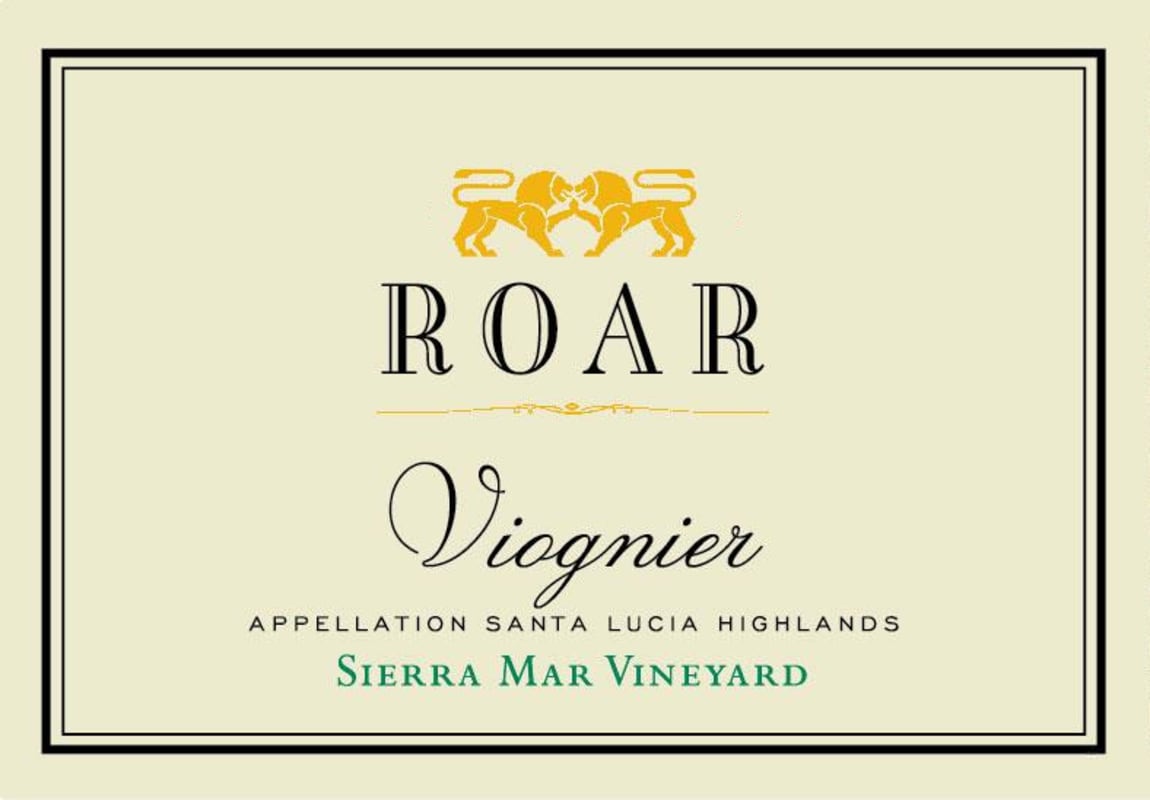 Roar Sierra Mar Vineyard Viognier 2015 Front Label