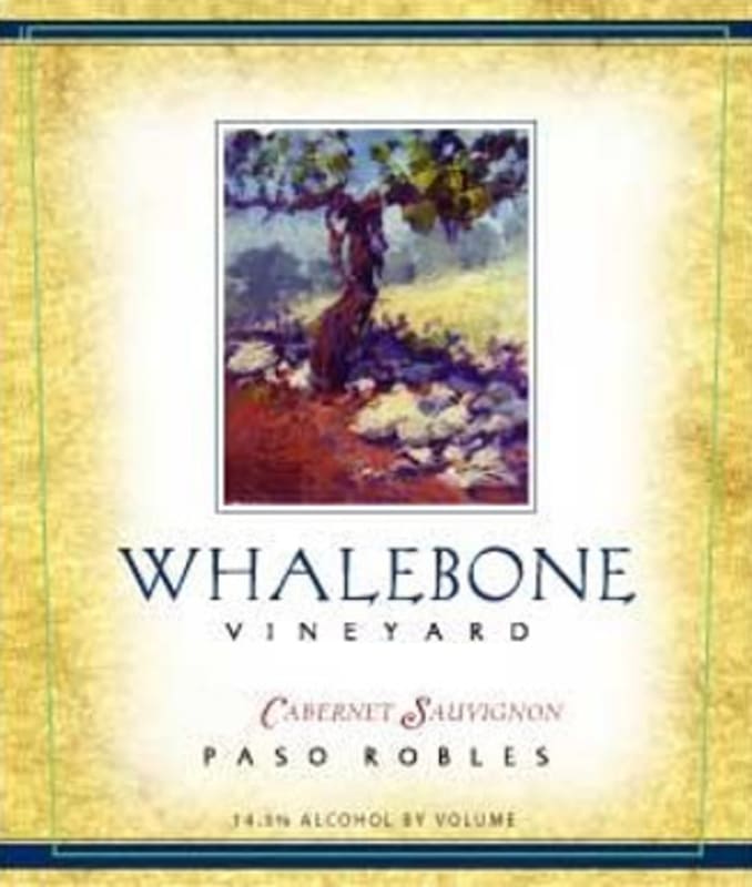 Whalebone Vineyard Cabernet Sauvignon 2004 Front Label
