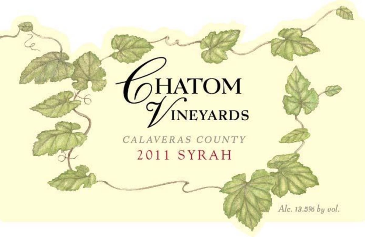 Chatom Syrah 2011 Front Label