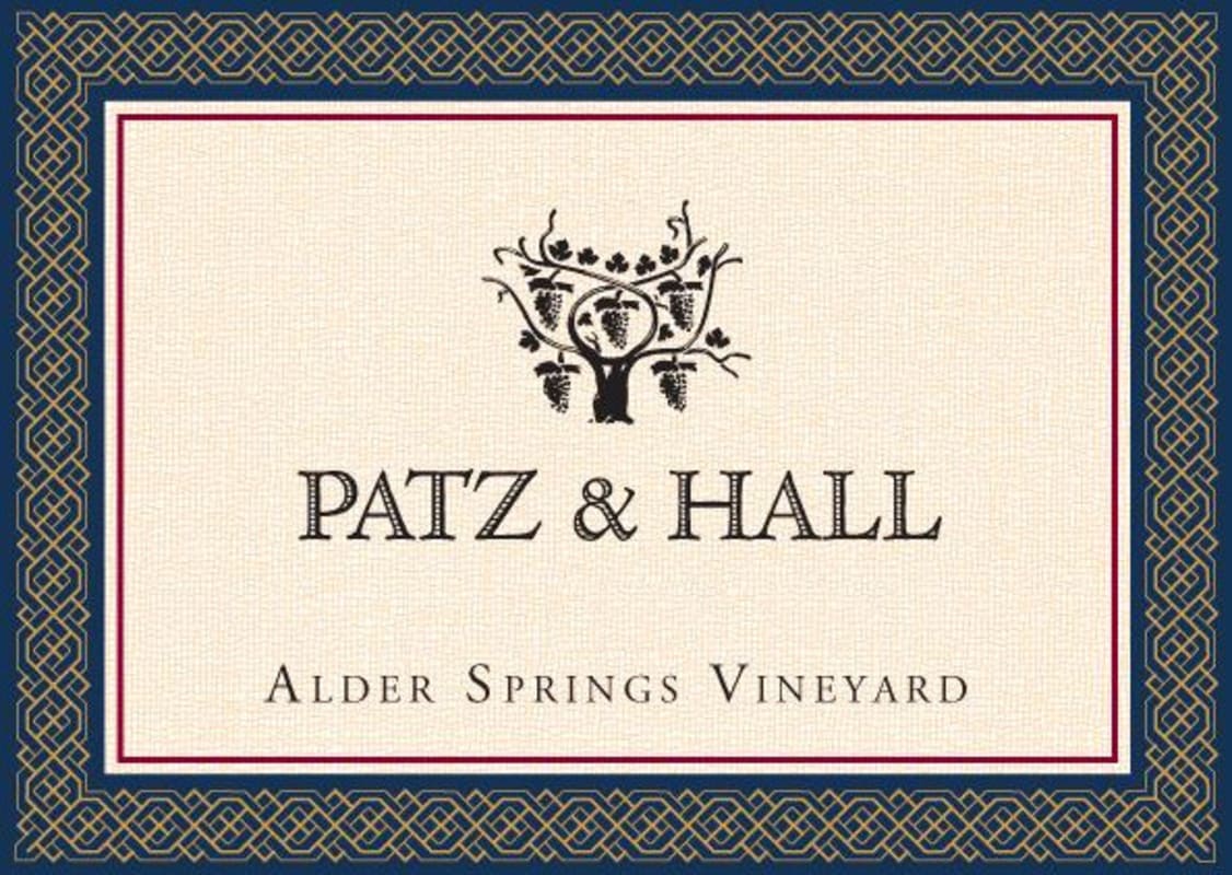 Patz & Hall Alder Springs Vineyard Chardonnay 2011 Front Label