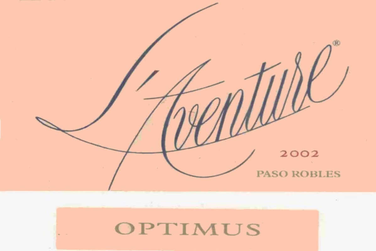 L'Aventure Optimus 2002 Front Label