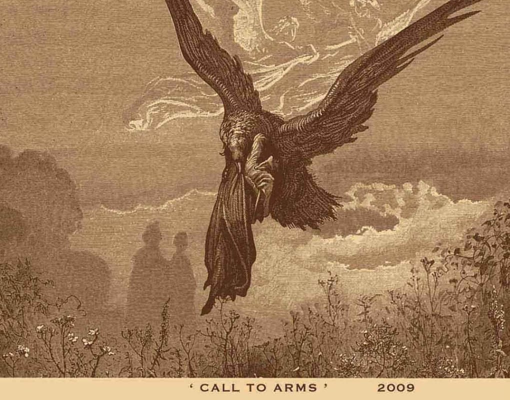 Sans Liege Call to Arms White Wine 2009 Front Label