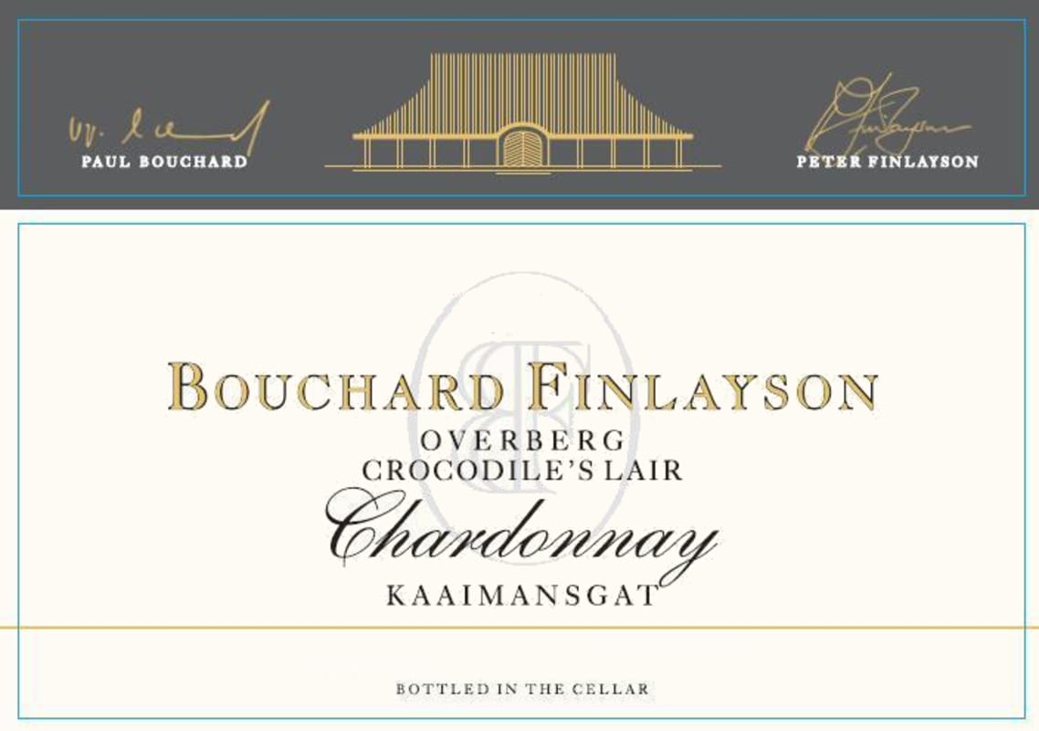 Bouchard Finlayson Crocodile's Lair Kaaimansgat Chardonnay 2011 Front Label