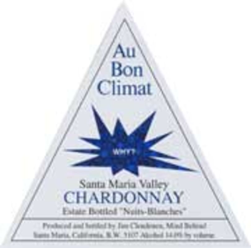 Au Bon Climat Nuits-Blanches au Bouge Chardonnay 2000 Front Label
