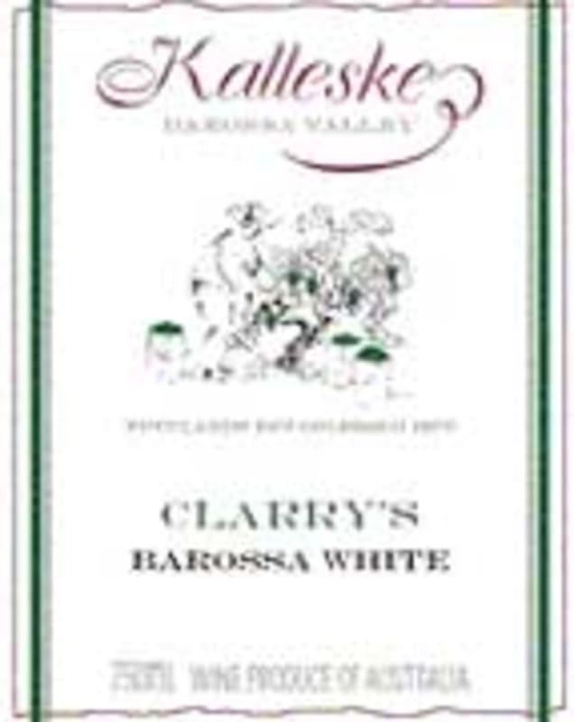 Kalleske Clarry's White 2004 Front Label