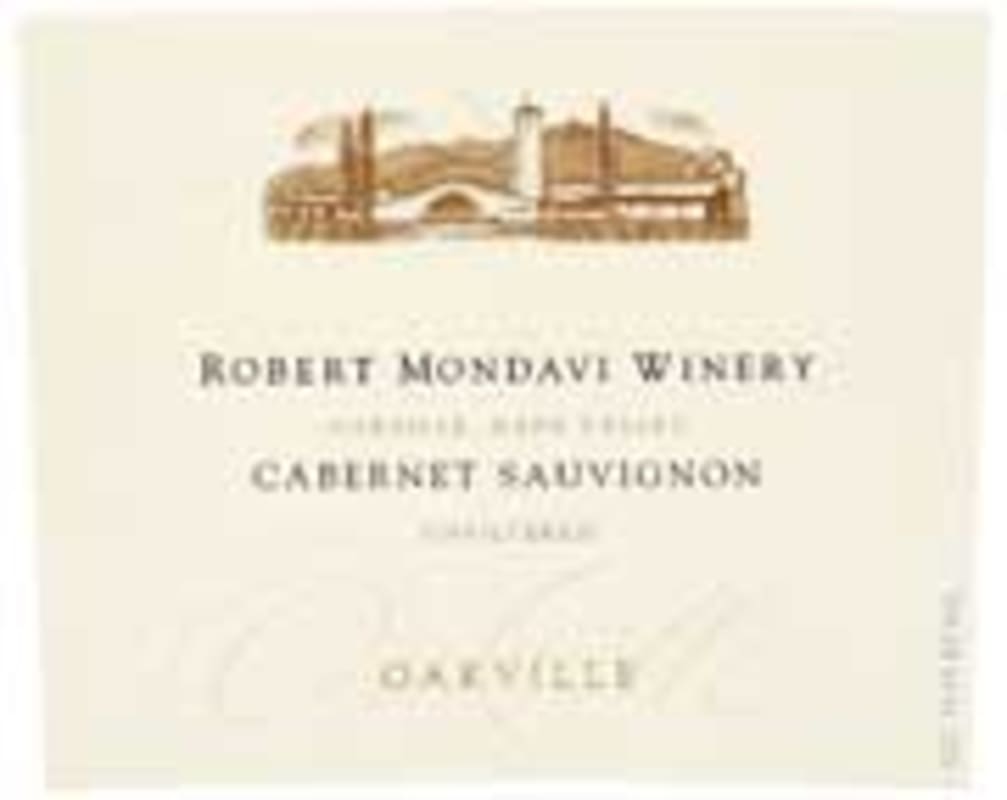 Robert Mondavi Oakville District Cabernet Sauvignon 2001 Front Label