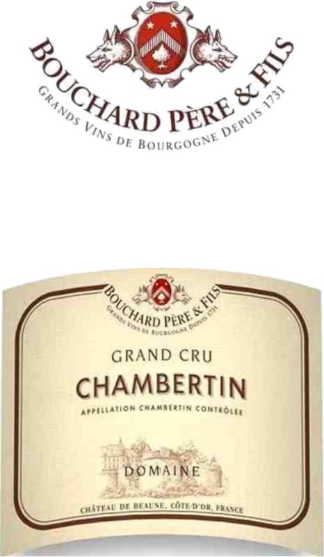 Bouchard Pere & Fils Chambertin Grand Cru 2012 Front Label