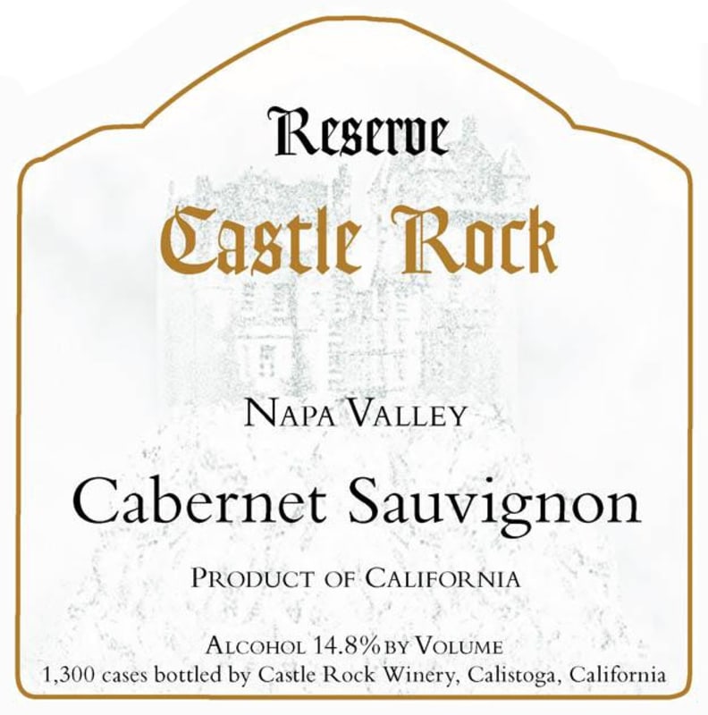 Castle Rock Reserve Cabernet Sauvignon 2008 Front Label