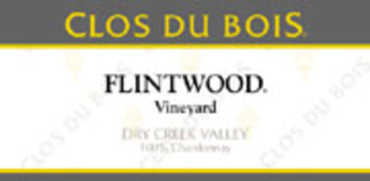 Clos du Bois Flintwood Vineyard Chardonnay 1999 Front Label