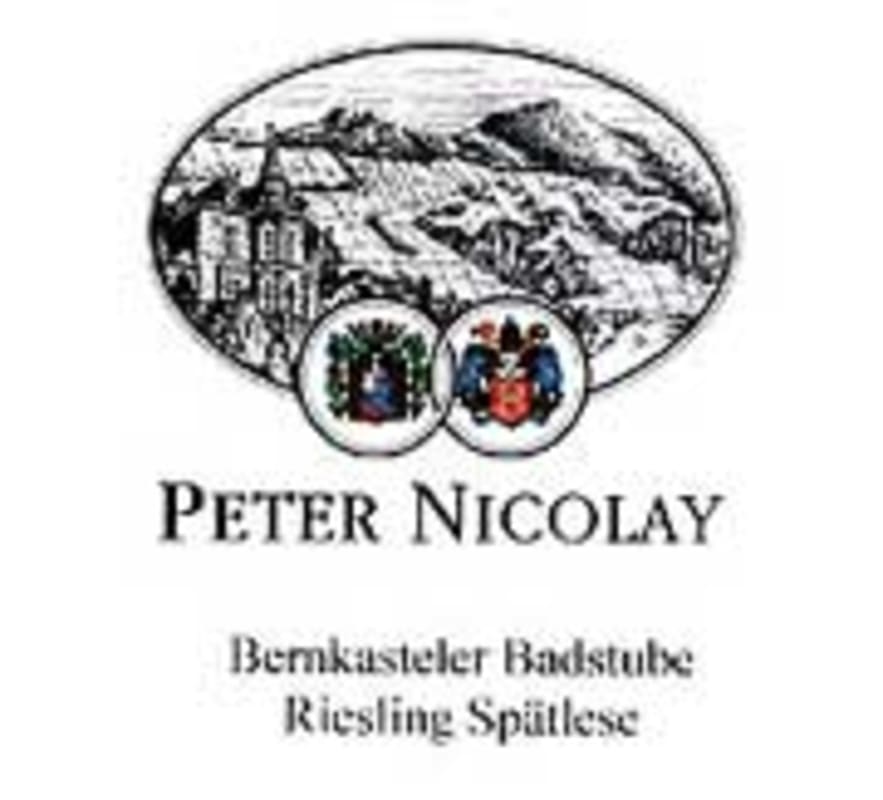 Schmitt Sohne Bernkasteler Badstube Riesling Spatlese 2002 Front Label
