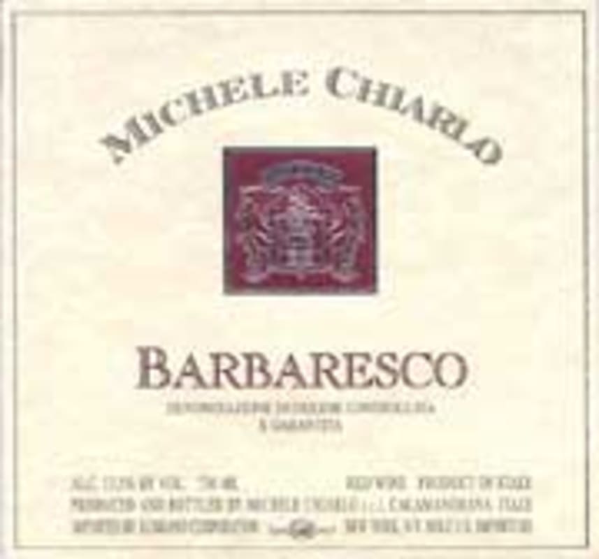 Michele Chiarlo Barbaresco 1999 Front Label