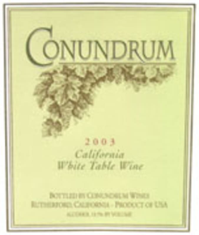 Conundrum White Blend 2003 Front Label