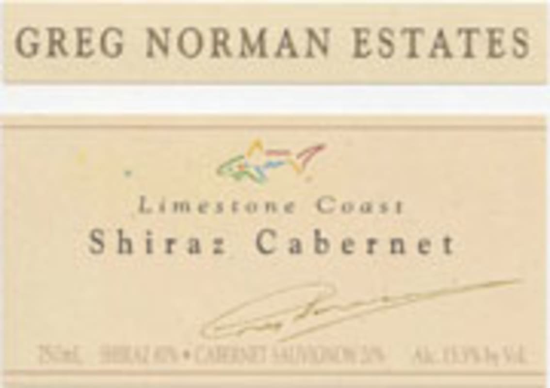 Greg Norman Estates Shiraz/Cabernet 2002 Front Label