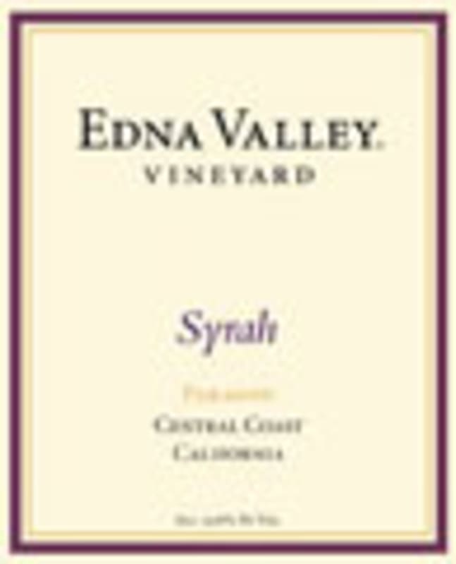 Edna Valley Vineyard Syrah 2003 Front Label