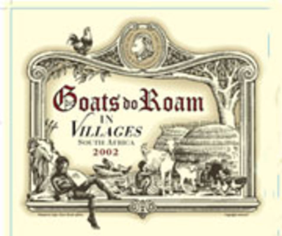 Goats do Roam In Villages Red 2003 Front Label