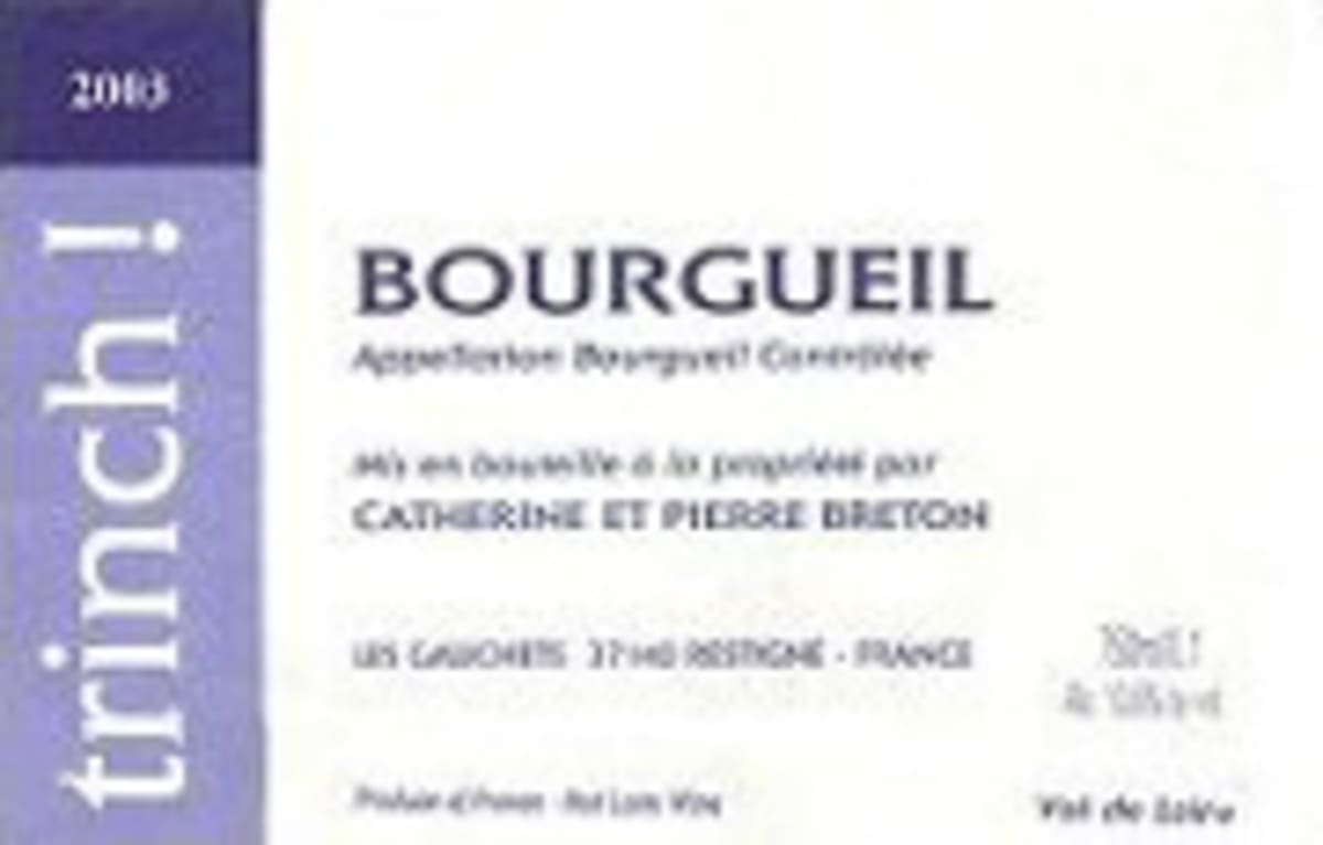 Catherine & Pierre Breton Trinch! 2003 Front Label