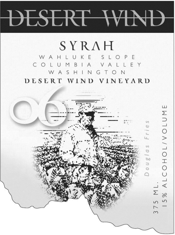 Duck Pond Desert Wind Vineyard Syrah 2009 Front Label