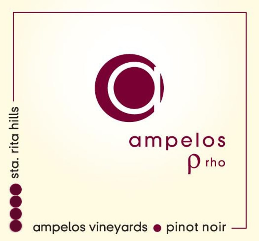 Ampelos Cellars Rho Pinot Noir 2009 Front Label