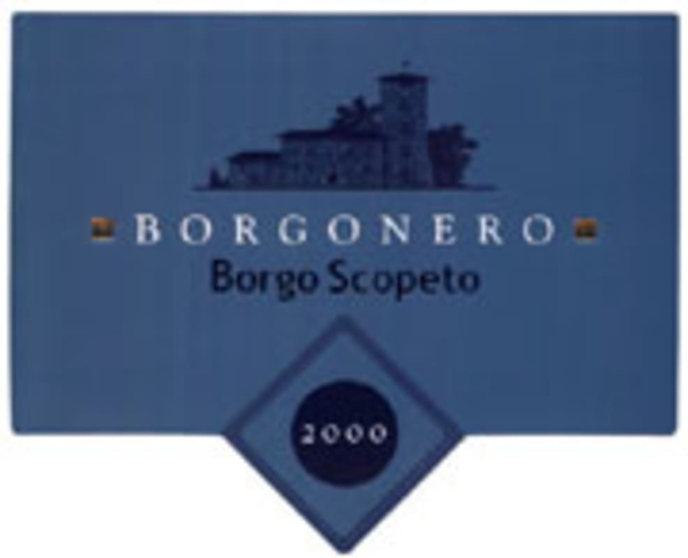 Borgo Scopeto Borgonero 2000 Front Label