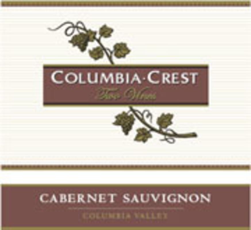 Two Vines Columbia Valley Cabernet Sauvignon 2003 Front Label