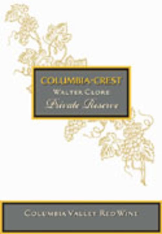 Columbia Crest Walter Clore Private Reserve Red 2001 Front Label