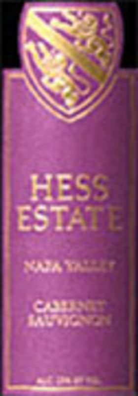 Hess Estate Cabernet Sauvignon 2002 Front Label