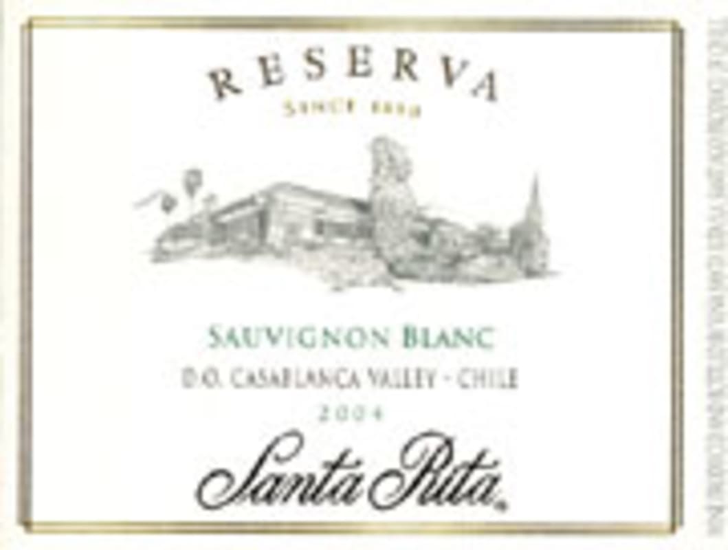 Santa Rita Reserva Sauvignon Blanc 2004 Front Label