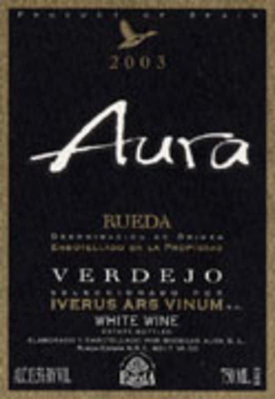 Aura Verdejo 2003 Front Label
