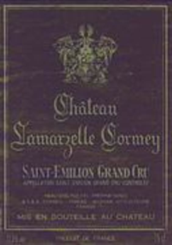 Chateau Lamarzelle Cormey St. Emilion 1995 Front Label