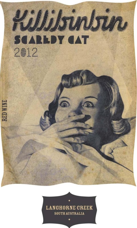 Killibinbin Scaredy Cat Red 2012 Front Label
