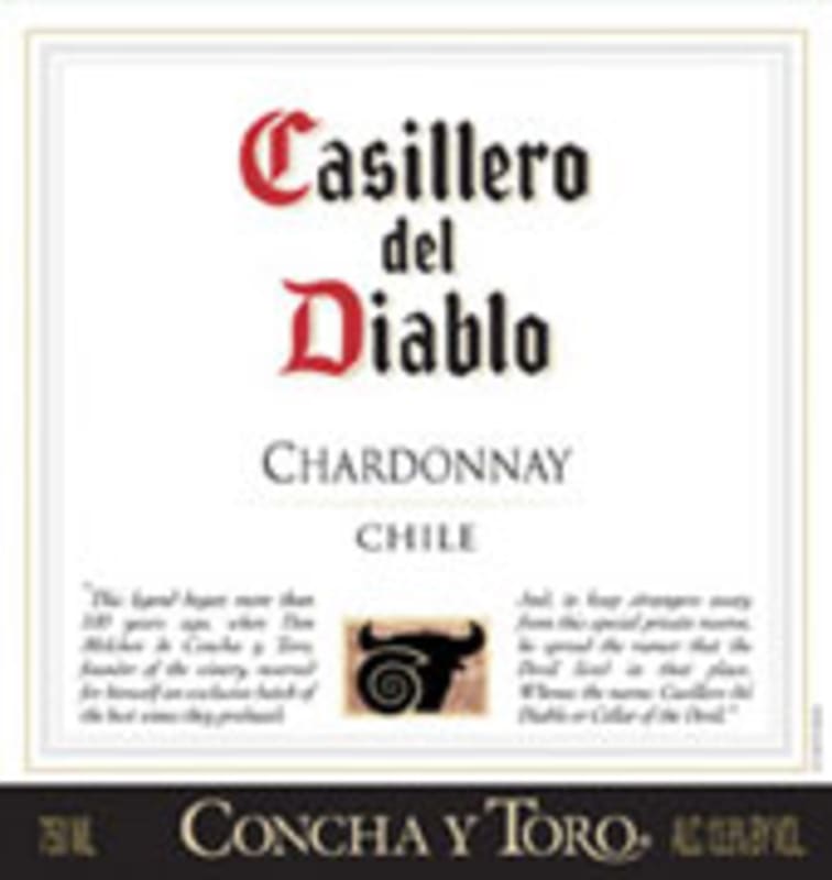Casillero del Diablo Chardonnay 2004 Front Label