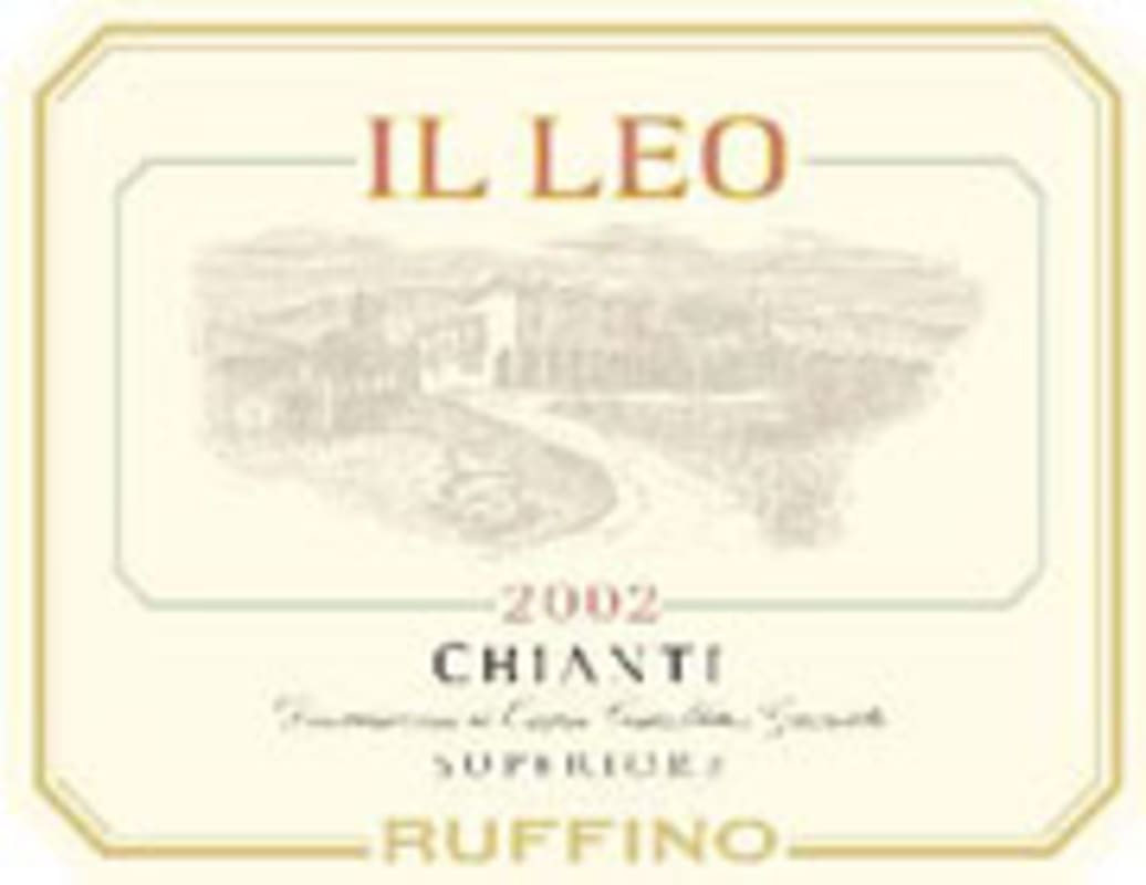 Ruffino Il Leo Chianti Superiore 2002 Front Label