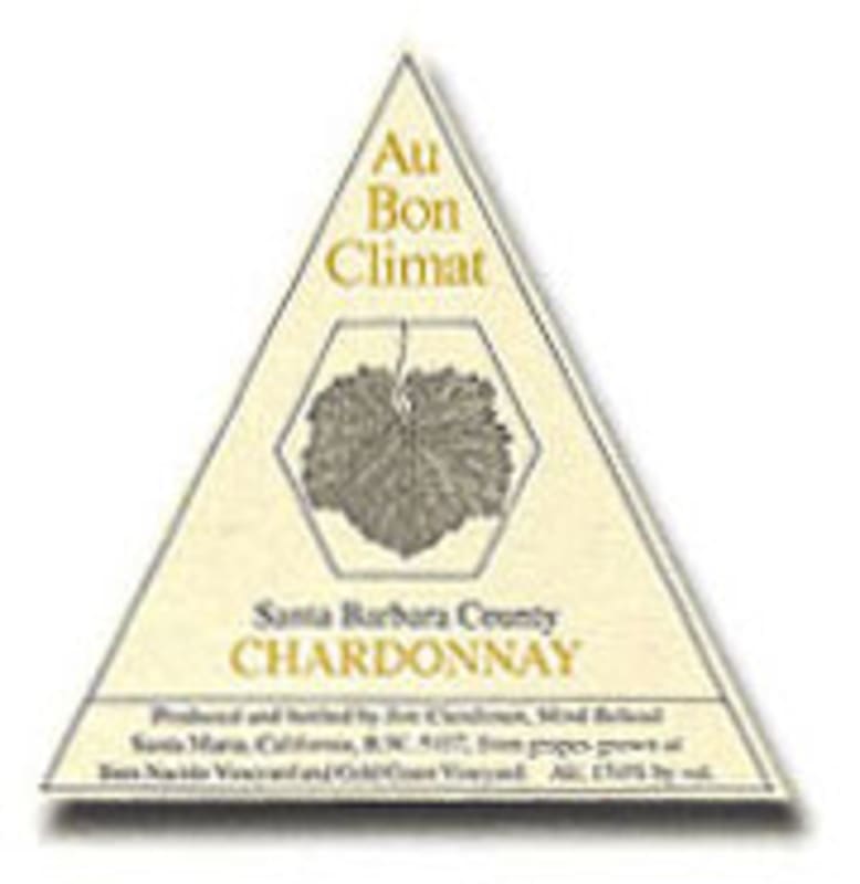 Au Bon Climat Talley-Rincon Vineyard Chardonnay 2001 Front Label