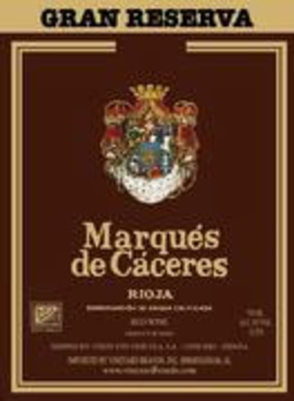 Marques de Caceres Rioja Gran Reserva 1995 Front Label