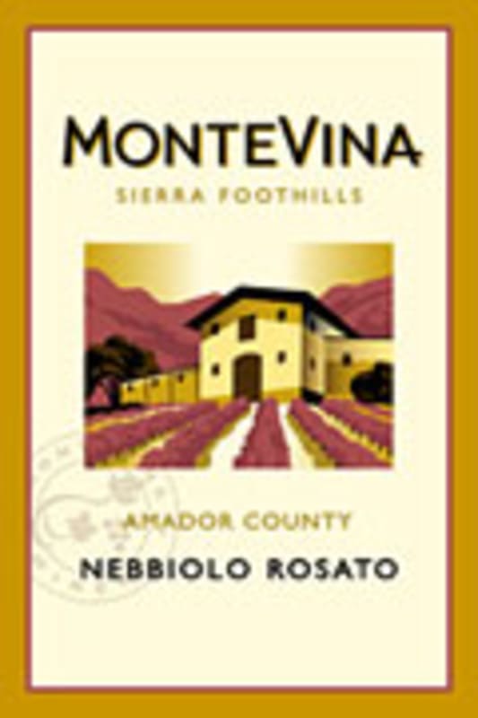 Montevina Nebbiolo Rosato 2003 Front Label