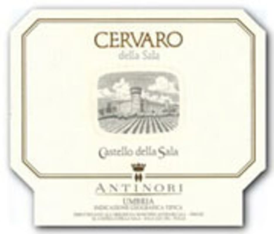 Marchesi Antinori Castello della Sala Cervaro 2003 Front Label