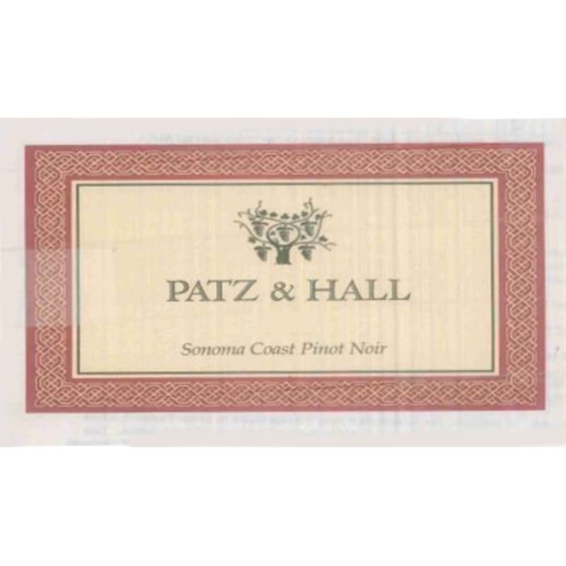 Patz & Hall Sonoma Coast Pinot Noir 2003 Front Label
