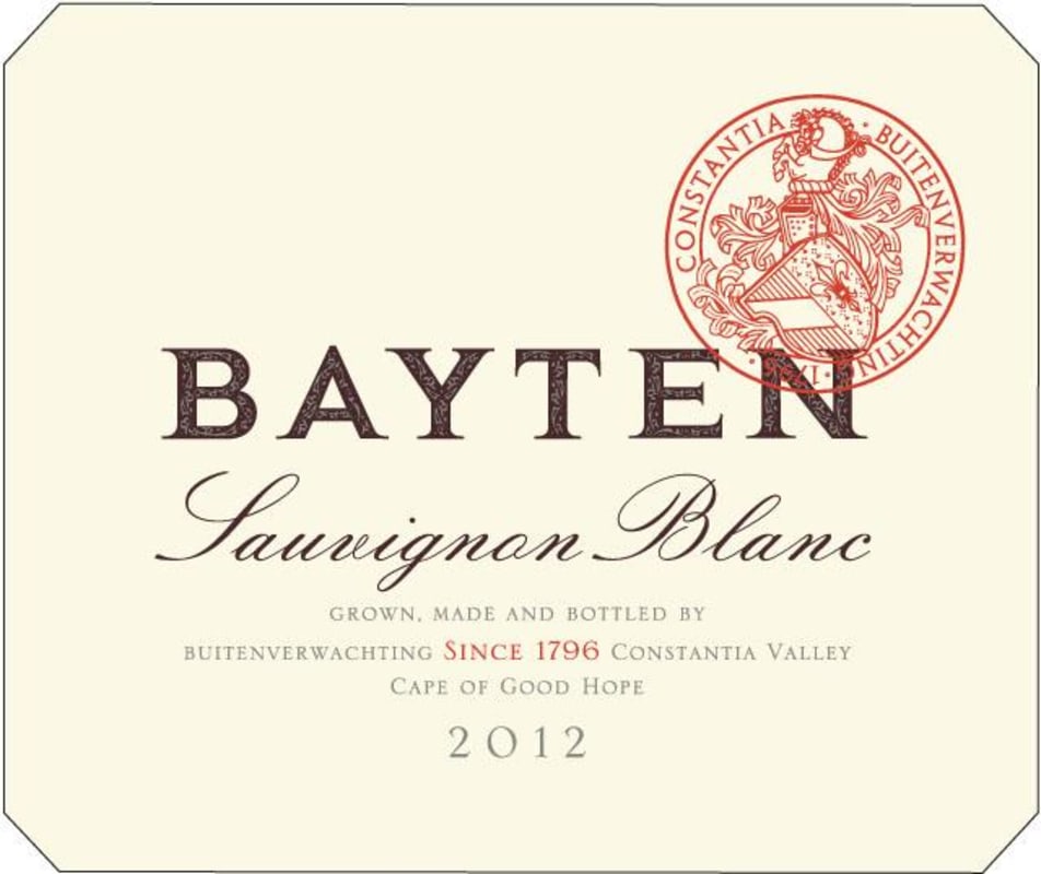 Beyond Bayten Sauvignon Blanc 2012 Front Label