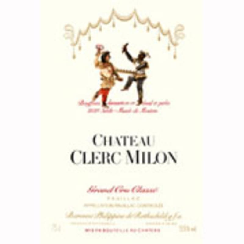 Chateau Clerc Milon 2001 Front Label