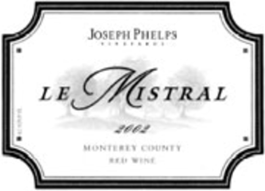 Joseph Phelps Le Mistral 2002 Front Label