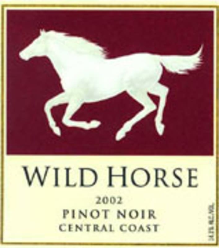 Wild Horse Pinot Noir 2002 Front Label