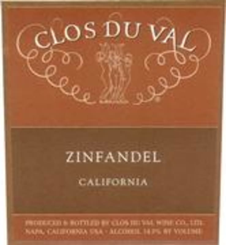 Clos du Val Zinfandel 1997 Front Label