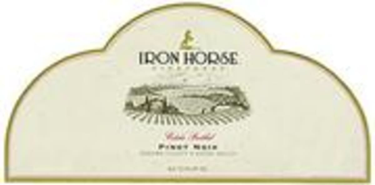 Iron Horse Estate Pinot Noir 1998 Front Label