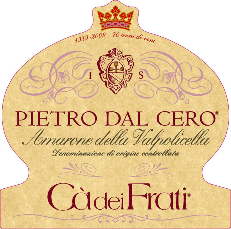 Ca' dei Frati Amarone della Valpolicella Pietro dal Cero 2010 Front Label
