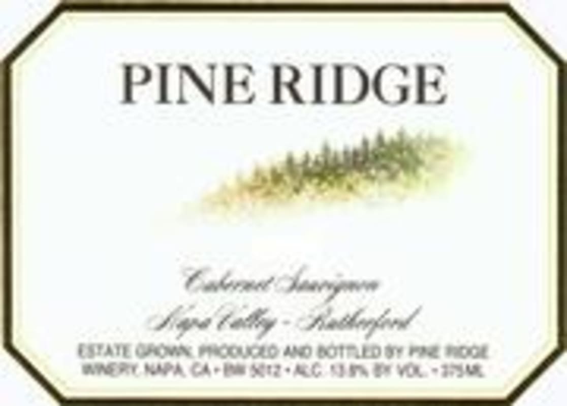 Pine Ridge Rutherford Cabernet Sauvignon (half-bottle) 1997 Front Label
