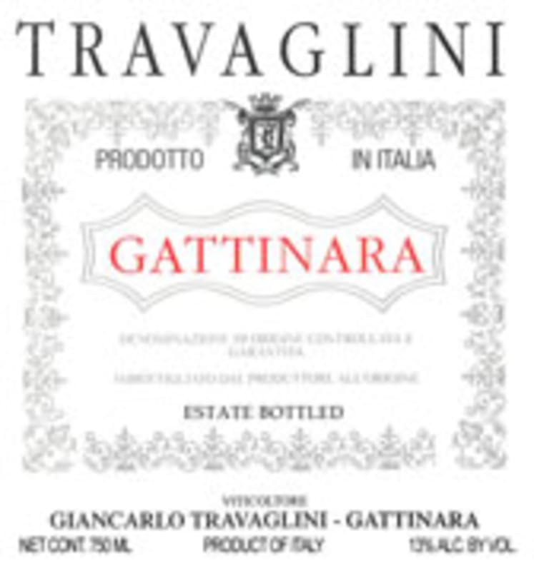 Travaglini Gattinara 2000 Front Label