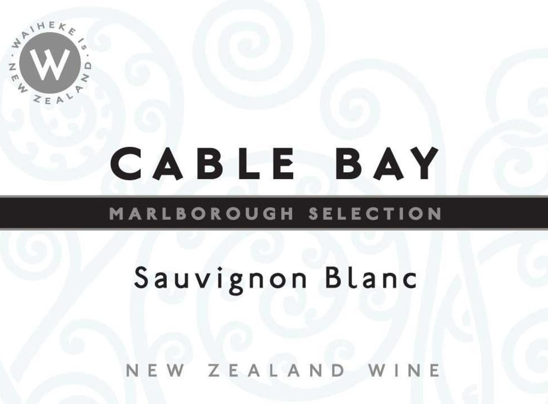 Cable Bay Vineyards Marlborough Selection Sauvignon Blanc 2013 Front Label